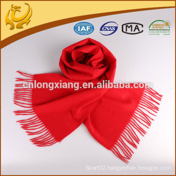 2015 Classic High Quality Solid Color Woven Wool Scarf